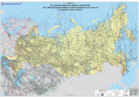 Обзорная карта структуры воздушного пространства РФ и  сопредельных государств классов "С" и "А"