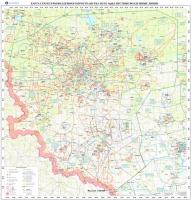 Карта структуры воздушного пространства Московского регионального центра ЕС ОрВД (местные воздушные линии)